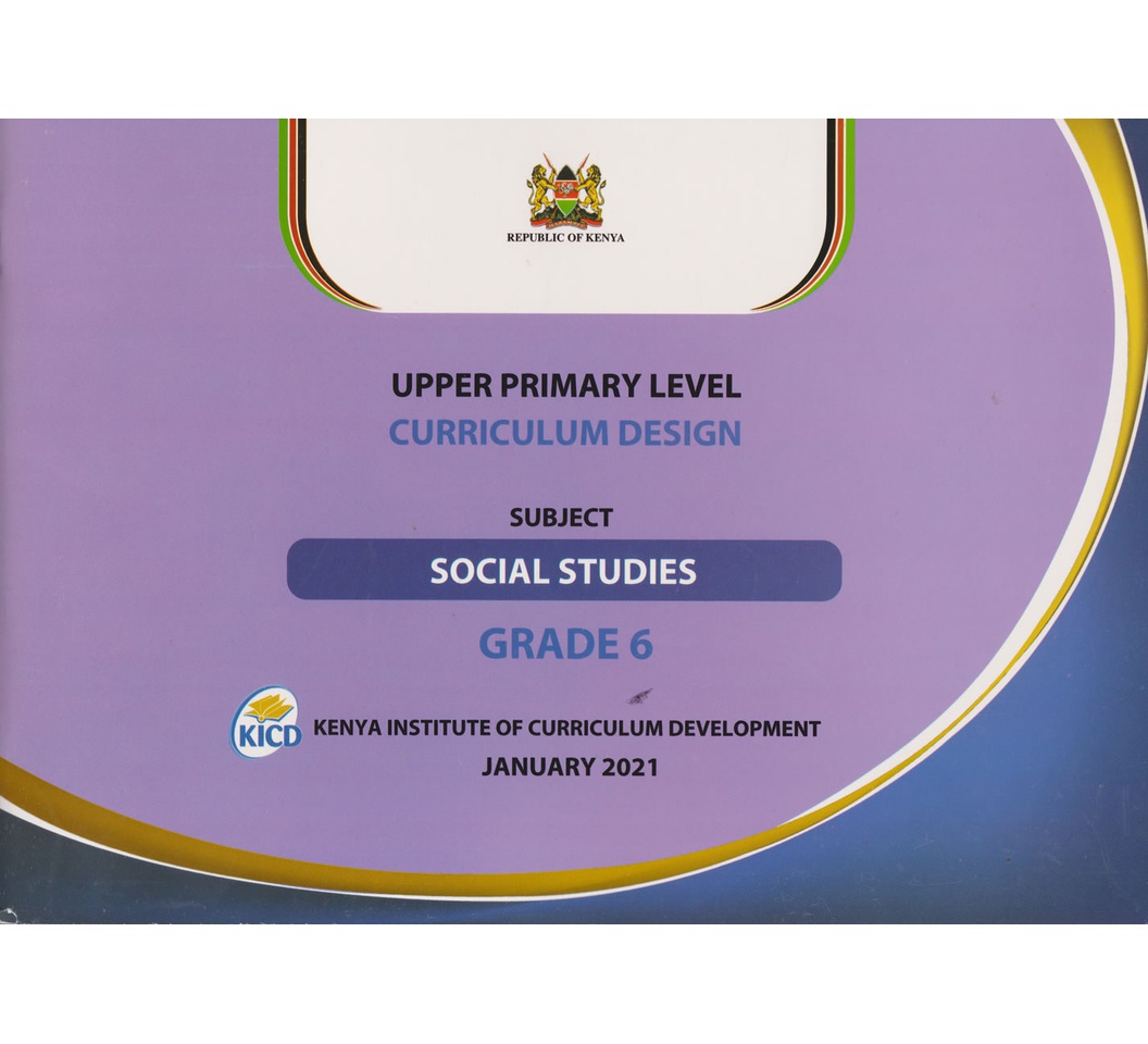 Upper Primary Level Curriculum Design Social Studies Grade 6